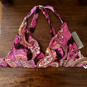 NWT Vitamin A Paisley Swim Top (sz 10/L)